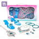 New children's jewelry toys play house high heels necklace bracelet backpack set girls toys 9053
