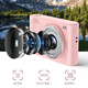 HKMW Canon (Canno) same student CCD chip computer entry-level mini photography travel digital camera HD pixel selfie card machine P3 fairy powder (selfie + multi-filter + listenable music) official standard configuration