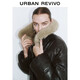 UR2025 new winter women's retro modern fur collar down jacket UWJ150037