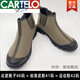卡帝乐鳄鱼（CARTELO）男鞋靴子帆布鞋男帆布靴子男马丁靴防沙鞋子沙漠靴劳保鞋男款靴子 绿色2---夏款 9215 42 偏大，请拍小一码