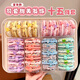 Children's hair rope little girl braided without hurting hair band rubber band girl high elastic ponytail headband headdress pink hair rope set 15 piece set