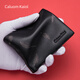 Caluom Kaiol Brand Brieftasche für Männer echte Ledermänner Kurzer Brieftasche für mehrere Karten und Top-Layer-Kuhspannung Ticket-Clip Geburtstagsgeschenk für Freund 88708-1 Top-Layer Cowide [Counter Geschenkbox] Kostenloses Schreiben von Grußkarte/exklusiver Gravurservice