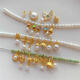 Drjefun925 Accesorios de oro de plata antiguos Pearas de mariposa de loto Magnolia Pulsera de bricolaje Pulsera de bricolaje S691 Single