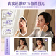 Gevilan 3D linked makeup mirror with light LED fill light beauty mirror Chinese Valentine's Day gift for girlfriend and wife Desktop dressing table high-definition wedding dressing mirror milkshake white