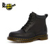 马丁（DR.MARTENS）939男女款春季舒适百搭软皮黑色工装靴中帮马丁靴城市轻户外 黑色 37