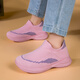 Zapatos casuales de punto volador infantil 2025 Striple de primavera y otoño calcetines transpirables para niños y niñas Ligeros suaves Pedal 689 Negro 34