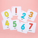 Cartes numériques de lapin pour enfants 1-100 nombres purs