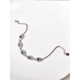 Fat Donglai quality tanzanite bracelet for women s925 silver chain light luxury niche design blue gemstone loose stone inlaid 01#s925 silver tanzanite inlaid bracelet