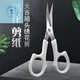 Shushe warped head embroidery scissors stainless steel elbow small scissors hand-cut warped head round head eyebrow scissors curved scissors resistant medium size