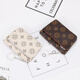 Luo Shengs neuer Reißverschluss -Münzbrieftasche für Frauen Mode Clutch Women Mini Thin Short Small Wallet Kartentasche Coin Beutel Braun braun