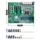Adipcom Control Terminal KD-1585 ATX Industrial Control Motherboard 3PCI / 4PCIE Industrial Computer Server Motherboard prend en charge Core 6/7 Génération KD-1585-1 / 5 Port réseau