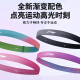 Li Ning (Li-Anning) Diadema deportivo Los hombres y la misma diadema de la cabeza de la cabeza de las mujeres y sudor, sudor, sudor, correa la correa del turbante, la diadema antideslizante a prueba de turbante