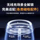 
True Guard [Skin Sensing Magnetic Attraction] Applicable to Apple 16Pro Mobile Case iPhone 16Pro Pro Case Magnetic Attraction Wireless Charging Ultra-thin Anti-fall Skin-friendly Scrub Midnight Black