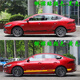 Cang Plastic is suitable for 24 models of BYD Qin Plus Honor Edition car cover, new energy DMIEV car stickers, pull-up body, side skirt stickers, black jin lip reflective material