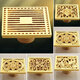 Désodorizant Golden Copper Tee-Wall Drain Épaissison Core Core Salle de bain Douche à laver Machine à laver humide Dry Zone Copper Gold 6623T Core Washing Machine
