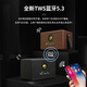 ALATS复古木质FM收音机音响高端蓝牙音箱高音质大功率支持U盘播放AB类功放一体机棕色