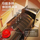 Jae Chang German quality train model children's electric remote control retro steam toy track car set simulated EMU men's rail change-steam train [99*185cm] remote control + electric - gift box [charging version]