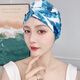 Kashiwa Chao long and short hair, fashionable and cute ear-protecting fabric swimming cap, good-looking, hot spring swimming cap for women with small face, 2001 black Mickey hat + nose clip and earplugs