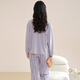 Cat Men Pyjamas Femmes Coton pur Coton Spring et automne pantalon à manches longues lâches, confortables et mignons décontractées, peut être porté à l'extérieur des vêtements de coton 9904 ours blanc et blanc M [Recommandé 90-95 Jin [Jin est égal à 0,5 kg]]]