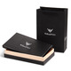 WILLIAMPOLO Emperor Paul Wallet Women's Card Bag Women's Lambskin Long Ultra-Thin Multi-Card Card Bag Diamond Business Card Clip Bag Black