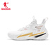 Jordan basketball shoes men's shoes Poying 5 autumn and winter leather surface wear-resistant sports shoes shock-absorbing practical sneakers