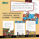 Official and genuine New Oriental Journey to the West English version of the four famous English picture books, story books for primary school students, junior high school students, extracurricular books for 9-14 year old children, extracurricular reading essentials/Rocket Girl free flashcards Journey to the West (English version)