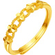Saturday blessing four-leaf clover gold ring women's ring birthday gift price A0113671 live mouth size 14 about 2.05g
