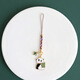 AUKEWIN Panda Bamboo U disk anti-loss lanyard mobile phone chain hanging bag accessories couple pendant key chain 2