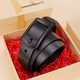 Niu Dangjia leather belt for women, cowhide belt for women, simple and versatile, denim casual and fashionable belt gift box 5293