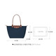 Longchamp Women's Bag Hand-held Dumpling Bag Large Festival Gift for Girlfriend Navy Blue Christmas Gift