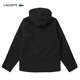 LACOSTE French crocodile men's autumn and winter easy-to-wear trendy casual hooded jacket for men | BH2513 031/black M 52L 180