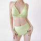 
Jin[Jin equals 0.5 kg] Sexy bikini three-piece suit with hoodie pure internet celebrity girl covering her belly and making her look slimming 2025 new hot spring swimsuit women green average size [recommended 80-120 Jin[Jin equals 0.5 kg]]