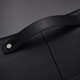 Pier Cardin handbag men's head layer cowhide leather long zipper wallet large capacity hand grab bag birthday gift black
