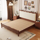 Laisda American en bois massif lit noyer 1,5 m à double lit français classique lit doux lit yf688 # 1,5 lit armoire pavé