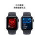 Apple/苹果 Watch SE 智能手表GPS款40毫米午夜色铝金属表壳午夜色运动型表带M/L MXEY3CH/B