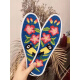 Kaooseen cross-stitch insoles embroidered by yourself 2024 new semi-finished geometric peony flower non-fading color with needle thread breathable handmade D2684 geometric cube 36