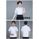 Jiasu kitchen pure cotton white work clothes chef clothes short-sleeved thin breathable school cafeteria white men and women's good short-sleeved cloth hat thin M