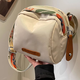 Laishuhui crossbody bag shell bag women nylon cloth large capacity new casual commuter shoulder mobile phone bag beige shell bag
