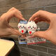 [Envío rápidamente] Jiy Kawa Chiikawa Jiy Xiaoba Pareja Amigos Magnetic Key Chain Magnetic Key [Dos pares]