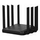 Bee Assistant 5G CPE Router P7 Edición mejorada de alta velocidad de nivel empresarial Banda ancha inalámbrica comercial + WiFi6 (AX3000) Enrutador CPE Red Gigabit Penetración de pared King Black Paquete mensual de tráfico de 12 meses