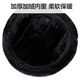 Aushan genuine leather warm ear protection hat for middle-aged and elderly men in winter, father, old man, old man cotton hat, grandpa Lei Feng hat plus velvet, first layer sheepskin - black L (head circumference 55-56cm)