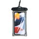 ESCASE mobile phone waterproof bag diving cover swimming touch screen waterproof cover takeout express hot spring deep water touch screen suitable for Apple/Huawei/Xiaomi mobile phone delivery lanyard ES-70 black