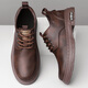 Marke Spezialpreis Cut-off Clearance für Herrenschuhe Casual Lederschuhe Herbst Nonrutsche echte Leder Business Lederschuhe Arbeit Schuhe Männer 9366 Brown Soft Leder Upgrade Modell 40