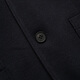 Fulanle Paulo LOOL Support Sun Autumn Men's Trow Traje de lana STRING STRING Business Catón de lana grueso de hombres Dark Blue grueso 175/l