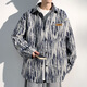 
Liangzi Fatty Large Size Denim Jacket Men's Spring and Autumn Baseball Clothes Trendy Brand Denim Jacket Loose Large Size Set Jacket Men A001-J683 Black 5XL 205-240Jin [Jin equals 0.5 kg]