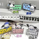 Songhe Fan Ins niedliche Cartoon Pachy Hund Inspirierende Lernen Acryl Stand Card Ornament Geschenk Personalisiert kreatives Desktop Orament Netter Welpe Standkarte [5] Mini Stand Card