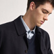 EMZ Ordos wool cashmere autumn and winter men's cashmere lining warm and crisp business casual woolen coat