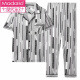 Pajama de hombres modales para algodón delgado de verano Pantalones puros de manga corta All Summer Home Traje de dos piezas para ropa exterior 690 XL 120-140Jin [Jin iguala 0.5 kg]