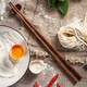 Maxcook Chopsticks Natural Waxless Chicken Wing Wooden Chopsticks Frying Hot Pot Chopsticks Two Pairs 32cm Extended MCPJ184