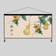 Chinese style Fugui gourd hanging canvas sofa background cloth Chinese style bedroom bedside living room decoration horizontal tapestry 1 width 14070 cm thickened